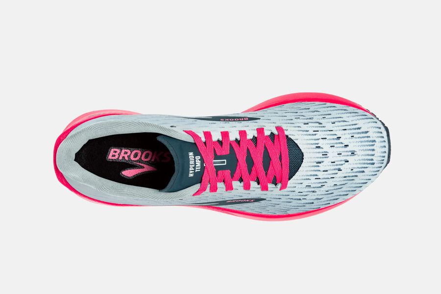 Brooks Hyperion Tempo Road Running Shoes Womens Grey/Pink 837416-LRS